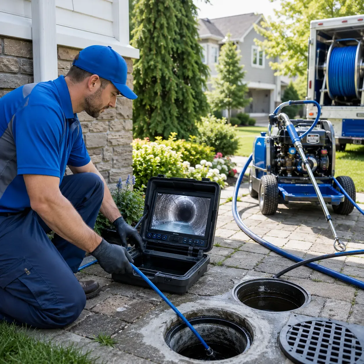 Outdoor drain cleaning professionals serving Joinerville, TX